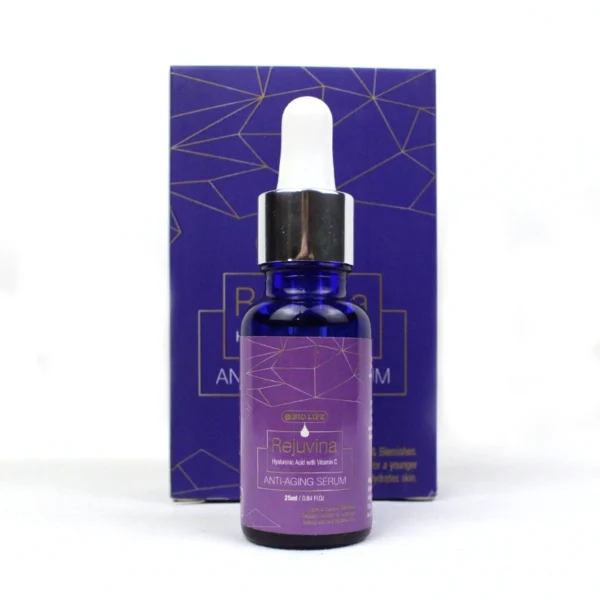 Rejuvina Anti-Aging Serum – Hyaluronic Acid with Vitamin C (25ml) - Image 2