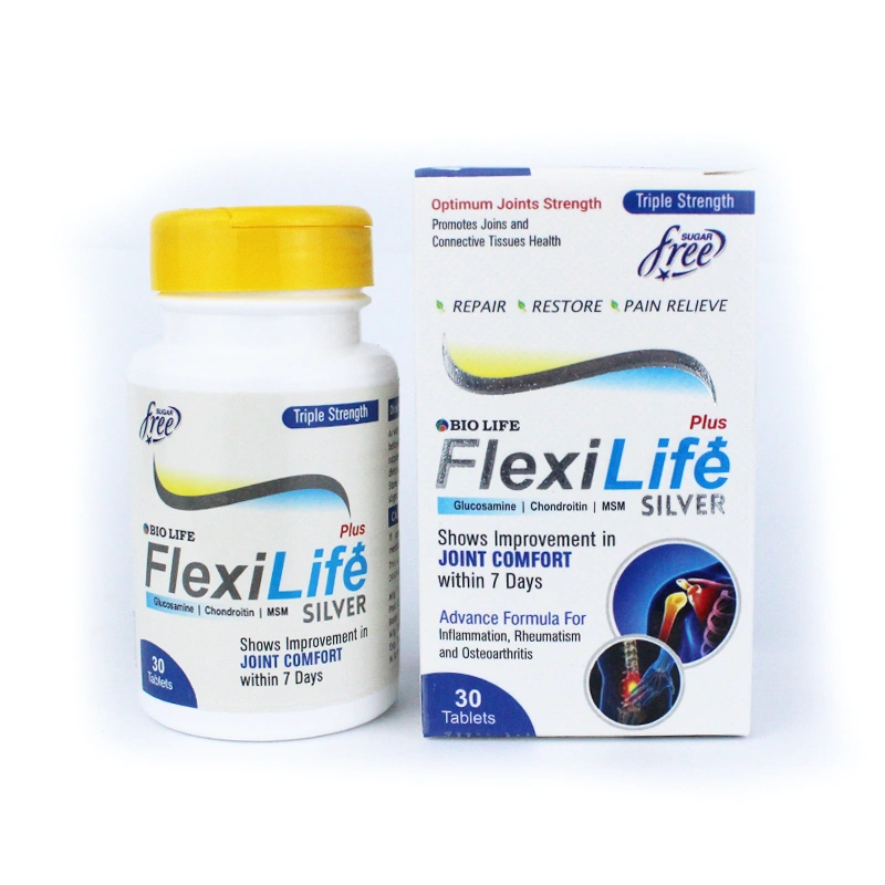 FlexiLife Plus Silver Triple Strength (30 Sugar-Free Tablets)