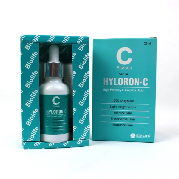 HYLORON-C Vitamin C Serum | High Potency L-Ascorbic Acid – 25ml - Image 3